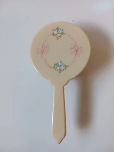 Cepillo de pelo pequeño vintage de celuloide de 5,5 pulgadas - Imagen 1 de 2
