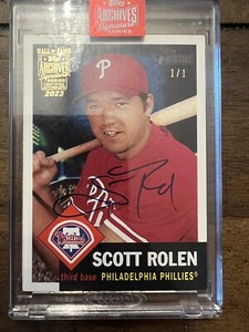 2023 Topps Archives Signature Series SCOTT ROLEN Auto Autograph PHILLIES 1/1🔥🔥