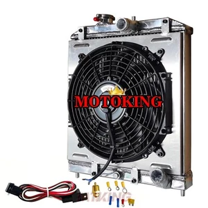 Aluminum Radiator Shroud Fan for  1992-2000 Honda Civic Del Sol EK Integra MT - Picture 1 of 8