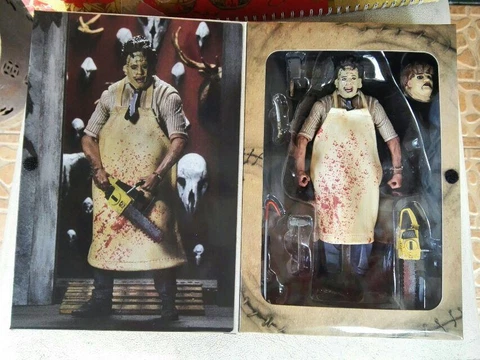 New Texas Chainsaw Massacre Leatherface 7" Action Figure 40th Anniversary Doll Cover
