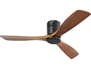 Sofucor 52 Inch Ceiling Fan Without Lights Flush Mount Ceiling Fan with Remot... - Picture 1 of 9