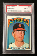 1972 Topps Nolan Ryan #595 PSA 8 HOF GOAT