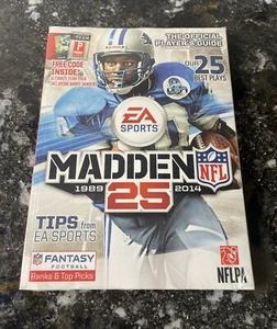 Madden NFL 25 1989 - 2014 Official Players Guide BRAND NEW FACTORY SEALED!! - Picture 1 of 6