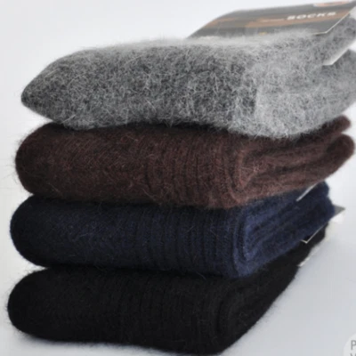 Мужчины 100% шерсти мериноса тяжелое платье теплый толщиной тепловой классический загрузки экипажа носки 3Pack - Изображение 1 из 4