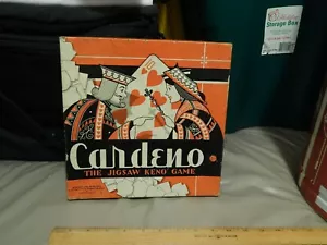 Cardeno ~ The Jigsaw Keno Game {Cadaco~Ellis_1942} Merchandise Mart_Chicago, ILL - Picture 1 of 12