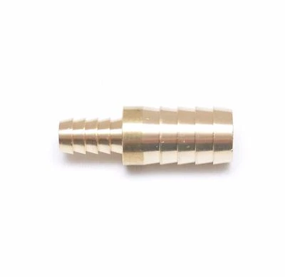 5/8 Hose ID  x 1/2 Hose ID Barb Reducer Tube Splicer Joiner Union Brass Fitting - Image 1 of 4