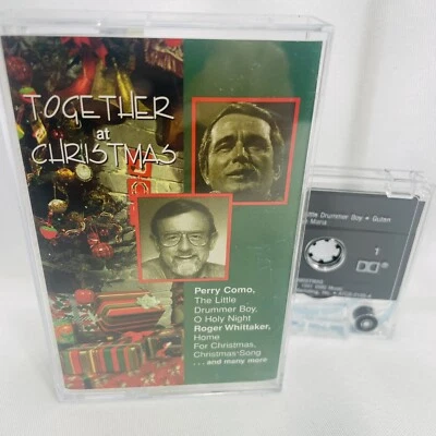 Together At Christmas Perry Como Roger Whittaker 1976 Music Cassette Tape TESTED Foto 1 de 4