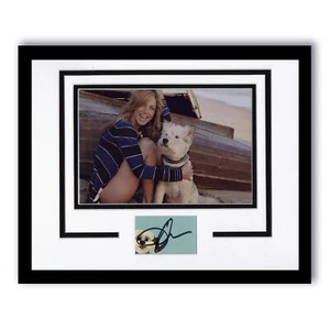 Jennifer Aniston "Friends" AUTOGRAPH Signed Photo Framed 11x14 Display E ACOA - Picture 1 of 3