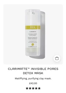 REN Invisible Detox Mask 50ml - Picture 1 of 4