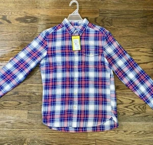 2 Men's Lightweight Plaid Flannel Shirt New With Tags & pre-owned Size M - Picture 1 of 11