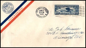 1928 Western Air Express inaugural flight May 31 Los Angeles to San Fracisco (E - Picture 1 of 2