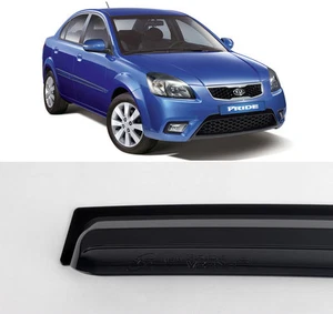 Smoke Rain Window Sun Visor With LED type For 2006 2011 Kia Rio Pride 4d - Bild 1 von 9