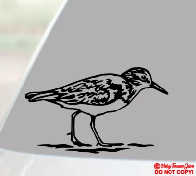 SANDPIPER BIRD Vinyl Decal Sticker Car Truck Rear Window Wall Bumper CUTE ANIMAL - Image 1 of 2