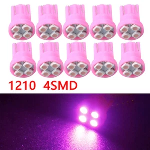 10* Purple T10 194 LED Bulbs for Instrument Panel Gauge Cluster Dash Light Bulbs - Picture 1 of 6