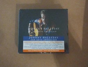JOHNNY HALLYDAY Rêve Américain Édition Limitée Coffret 3 cd 2 dvd NEUF - Imagen 1 de 3
