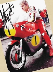 Giacomo AGOSTINI (18) TOP AK Bild - Print Copy - 13 x 18 + Signierte Moto WM AK - Bild 1 von 1