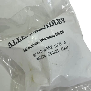 Allen Bradley 800t-N26W SER White Color Lens Cap New Old Stock - Picture 1 of 6