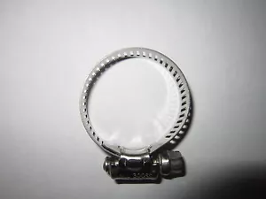 #24 STAINLESS STEEL MARINE 2" HOSE CLAMPS ALL 300 STAINLESS - Picture 1 of 2