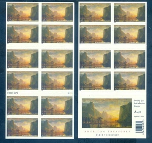 US 4346a Albert Bierstadt, German American Painter, Complete Booklet/20, MNH - Picture 1 of 1