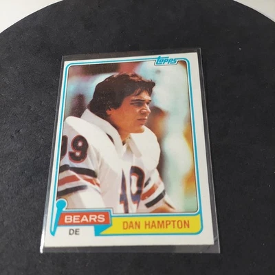 🏈 1981 TOPPS DAN HAMPTON ROOKIE #316 CHICAGO Bears HOF RC SHARP - Image 1 of 4