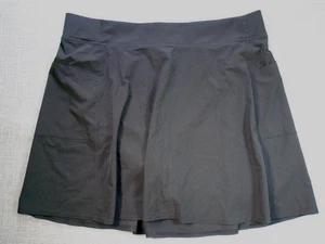 32 Degrees Cool Skort Mujer XL Active Golf Falda Corta Negro Bolsillos Laterales - Imagen 1 de 8