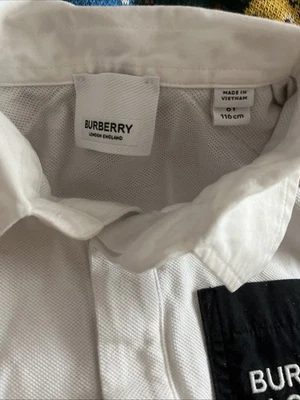 Camisa Burberry para niños Foto 1 de 4