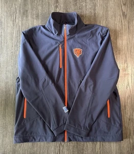Chaqueta de hombre NFL Chicago Bears con cremallera completa interior de forro polar Talla XL - Imagen 1 de 7