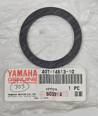 1 NEW 1984 1985 1986 Yamaha YZ490 Exhaust Pipe Gasket YZ 490 OEM 40T-14613-10 - Image 1 of 3
