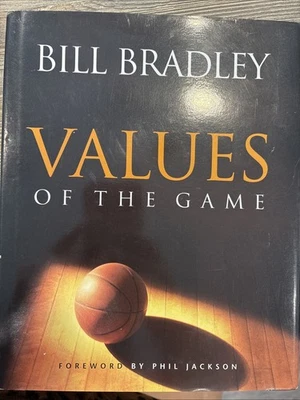 Signed Values Of The Game By Bill Bradley Hardcover Foto 1 de 2