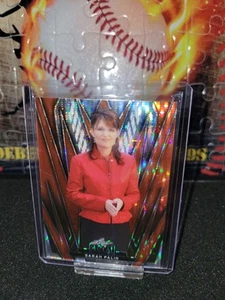 2024 leaf metal women of sport Sarah Palin Orange Wave #4/9 - Picture 1 of 2