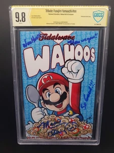 Homenaje: Yamauchi Mario Wahoos Lámina Roja CBCS 9.8 Firmado CHARLES MARTINET & WAITE - Imagen 1 de 24
