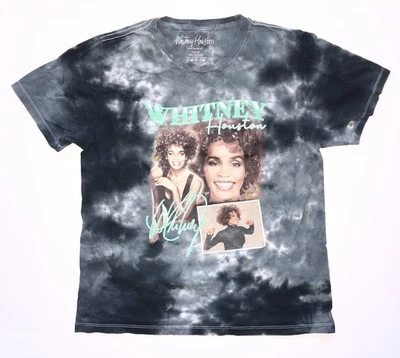 Whitney Houston Graphic T-Shirt Girl’s 13/14 Tie-Dye Vintage Short Sleeve Music - Image 1 of 4