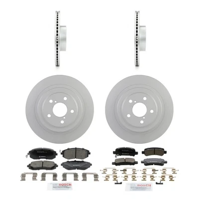 Kit de pastillas de freno y rotor de cerámica Bosch QuietCast para Subaru Baja 2004-2006 Foto 1 de 4