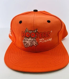 Vintage Hooters Mütze Erwachsene Snapback Loy Allen Nascar Racing Classic 90er orange - Bild 1 von 4