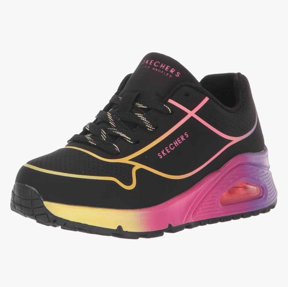 Zapatilla deportiva Skechers Street Uno Gen1-Pop of Neon para niña. Talla 3,5 Foto 1 de 4