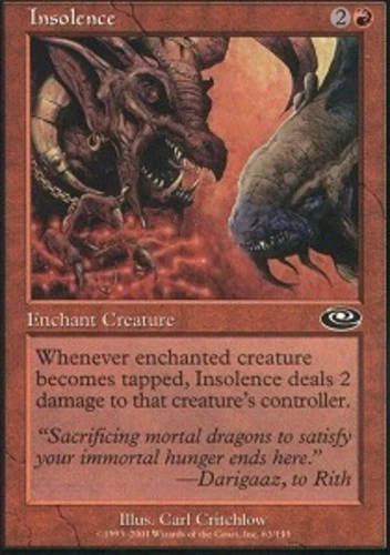 Insolence - Planeshift #63/143 MTG Magic The Gathering - Image 1 of 1