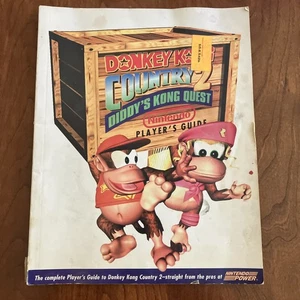 Vintage Donkey Kong Country 2 Diddy's Kong Quest Official Player's Guide - Bild 1 von 2