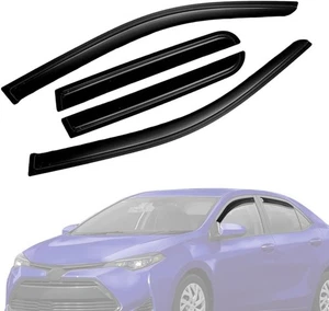 Viseras de ventana protectores de lluvia para Toyota Corolla 2014-2019 sedán - Imagen 1 de 8
