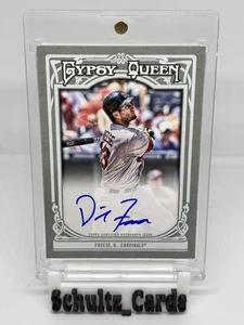2013 Topps Gypsy Queen David Freese AUTO #GQA-DF Cardinals Hero RARE SSP - Picture 1 of 3