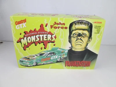 Action NHRA John Force 2000 GTX Frankenstein Mustang 1:24 Funny Car w/ matchbox - Image 1 of 3
