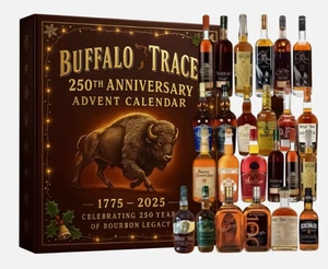 Buffalo Trace Advent Calendar 2025 Hangable Scene Props Acrylic 2D Art Decor - Picture 1 of 9