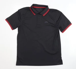 Polo Active negro para hombre - talla S, transpirable - Imagen 1 de 12