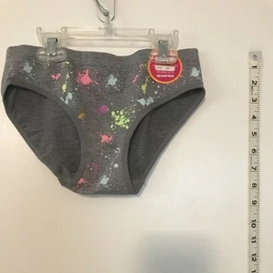 NWT Wundies Girls Kids Splatter Paint Underwear Hipster XLarge - Picture 1 of 5