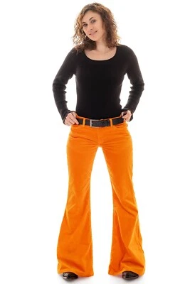 Comycom Damen Cord Schlaghose orange - Bild 1 von 4