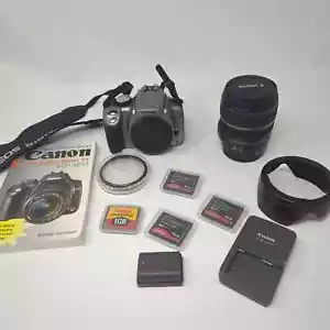 Canon EOS Digital Rebel XT / EOS 350D 8.0MP Digital SLR- Black w/ EF-S 17-85mm - Picture 1 of 15