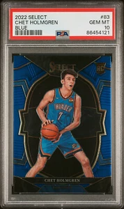 2022 Select Chet Holmgren #83 Rookie Blue PSA 10 - Picture 1 of 6