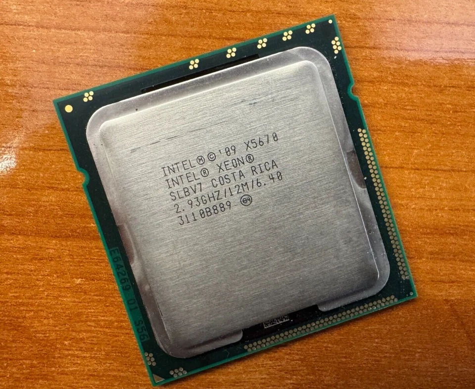 Intel Xeon X5670 SLBV7 2.93 GHz Six Core 12M LGA-1366 Server CPU Processor  - Image 1 of 1