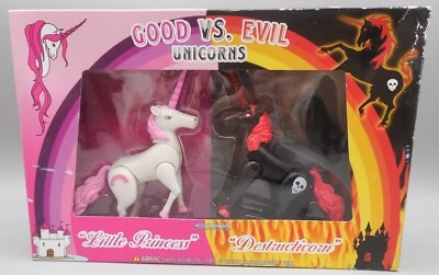 Good vs. Evil Unicorns Playset by Archie McPhee NEW - Image 1 of 4