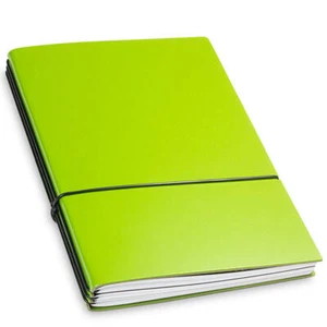 X17 Leather Notebook A5 Bonded, Green, 3 Inlays (1-405-3GR) - Picture 1 of 6