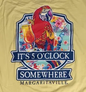 Maglietta Jimmy Buffett Margaritaville Grand Turk BWI NUOVA tour chitarra tropicale - Foto 1 di 6